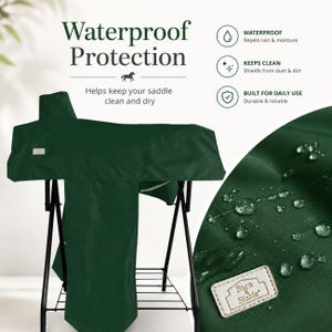 Horse Saddle Cover Double Layer Waterproof for English & Western Saddles image 2