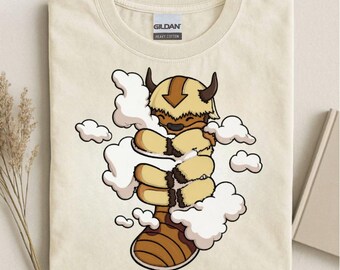 Avatar 2026 La légende d'Aang T-shirt drôle Flying Appa Tee Avatar Le dernier maître de l'air Teeshir Element Bender Shirt Fandom Anime Fan Nerd cadeau