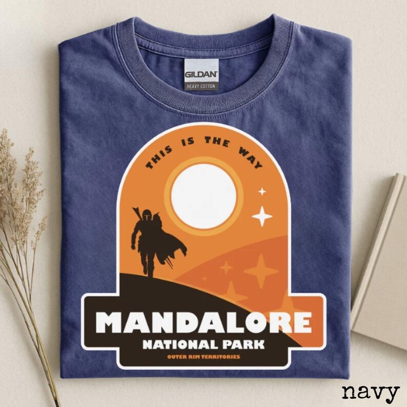 Mandalorian Unisex Comfort Colors Funny Shirt Din Djarin Grogu Star War T-Shirt This Is The Way Tee Pedro Pascal Disneyland Gift For Her Him image 6