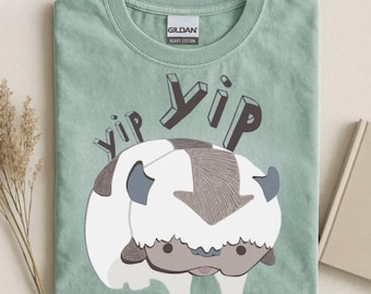 Sky Bison Shirt Flying Appa TeeShirt cadeau Cosplay The Legend of Aang Tee The Last Airbender Funny Element Bender Shirt Fan d'anime cadeau nerd