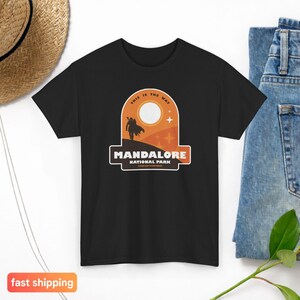 Mandalorian Unisex Comfort Colors Funny Shirt Din Djarin Grogu Star War T-Shirt This Is The Way Tee Pedro Pascal Disneyland Gift For Her Him image 8