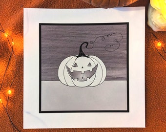Jack-o-lantern Halloween Pumpkin Print