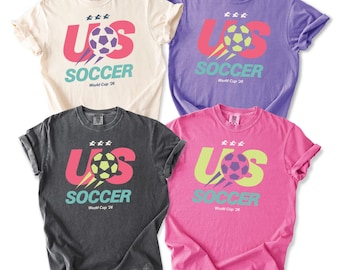 Amerikansk fotbolls-VM 26 T-shirt | Retro fotbollströja med grafik