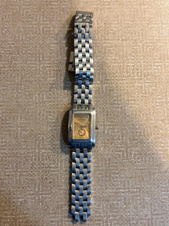 Longines Vintage Rectangular Manual-Wind Watch (1… - image 1