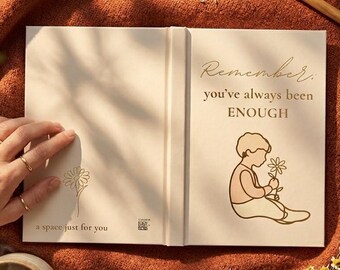 Your Daily Anchor: "You Are Enough" Self Care Journal – Hardcover Notebook for Mindfulness & Mental Clarity (A5)