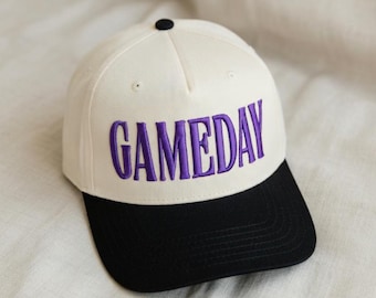 Gameday Vintage Trucker Hat: Embroidered Team Hat, Football Mom Cap