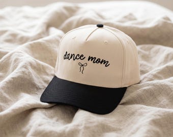 Dance Mom Embroidered Cap, Ballet Mom Trucker, Recital Baseball Hat, Studio Mom Gift