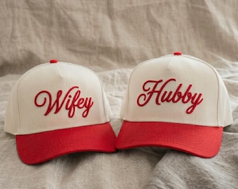 Sorry About My Husband Wife Trucker Hat, Funny Couple Hat, Vintage Embroidered Cap