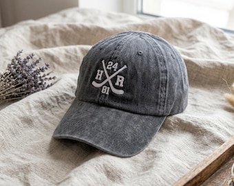 Embroidered Hockey Hat, Heated Rivalry, LGBT Romance Gift