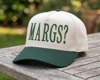 Margs & Matrimony Embroidered Trucker Hat, Coastal Cowgirl Cap, Nashville Bachelorette Girls Trip Hat