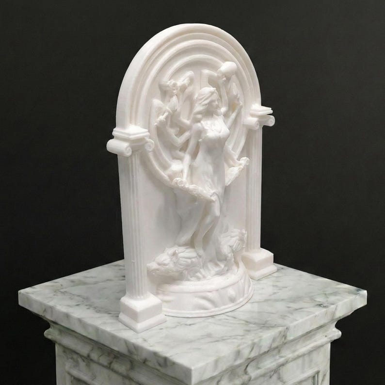 Hecate Greek Goddess Statue Witchcraft Pagan Decor Wiccan Altar hecate-greek-goddess-statue-witchcraft-pagan-decor-wiccan-altar
