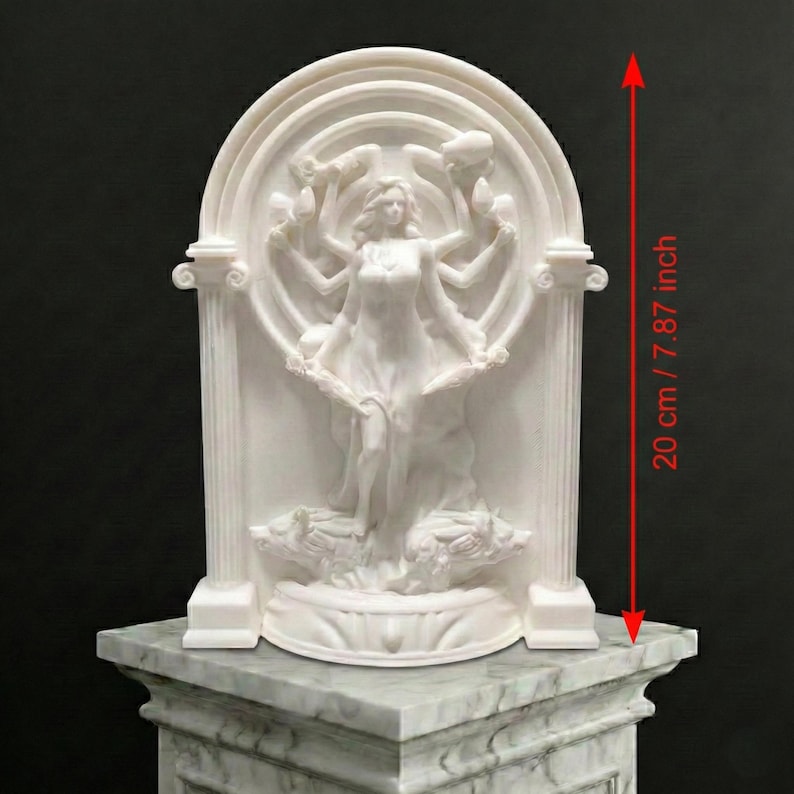 Hecate Greek Goddess Statue Witchcraft Pagan Decor Wiccan Altar hecate-greek-goddess-statue-witchcraft-pagan-decor-wiccan-altar