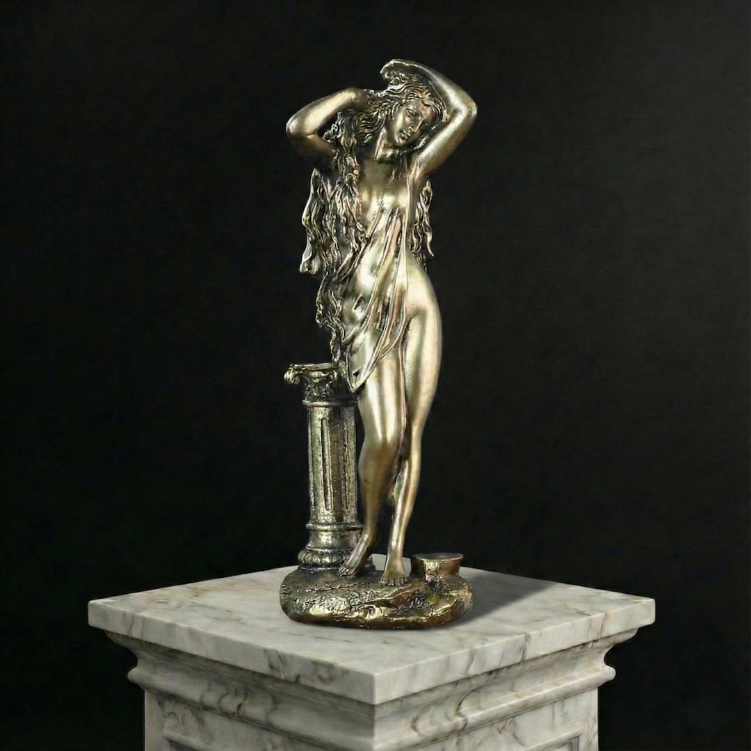Aphrodite Statue - Bronze Effect Resin - Greek Goddess Decor - Etsy