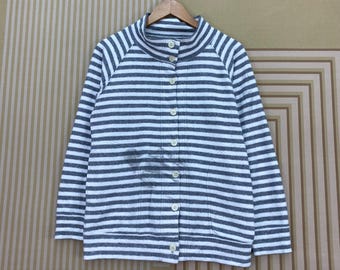 Jersey de forro polar a rayas Tsumori Chisato de un diseñador japonés