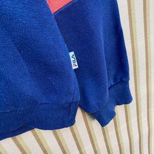 Vintage Fila Colorblock Center Logo Hoodie bild 5