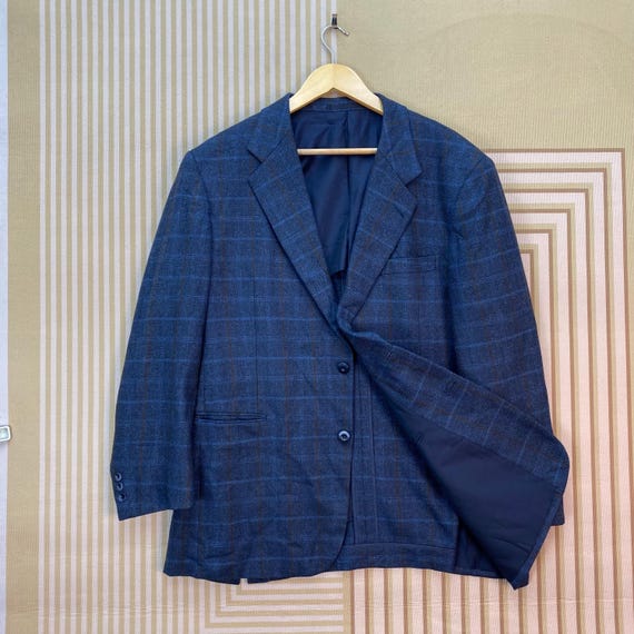 Ermenegildo Zegna, Vintage Ermenegildo Zegna Checked Jacket