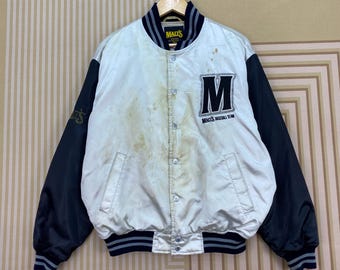 Chaqueta de béisbol vintage de la marca japonesa Suntory Malts