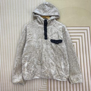 Filemilange hooded fleece Pullover Single Pocket Made In Japan