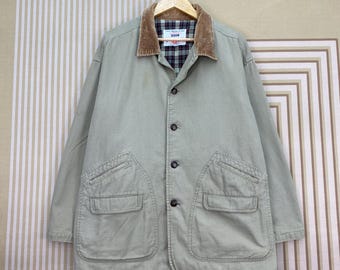 Chaqueta estilo utilitario de trabajo de granero vintage