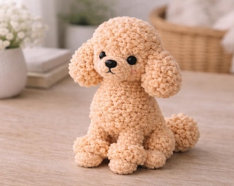 Poodle Dog Crochet Pattern - Crochet Poodle Dog , Amigurumi Sausage Dog, Crochet Dog Pattern, Poodle Crochet, Dog Pattern, Crochet Puppy