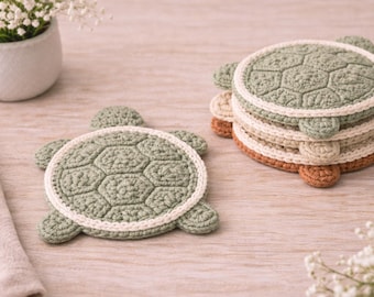 Schildkröte häkeln - Schildkröte gehäkelte Achterbahn, Schildkröte häkeln Untersetzer-Muster, Schildkröte häkeln Muster, Häkelschildkröte, Amigurumi Schildkröte