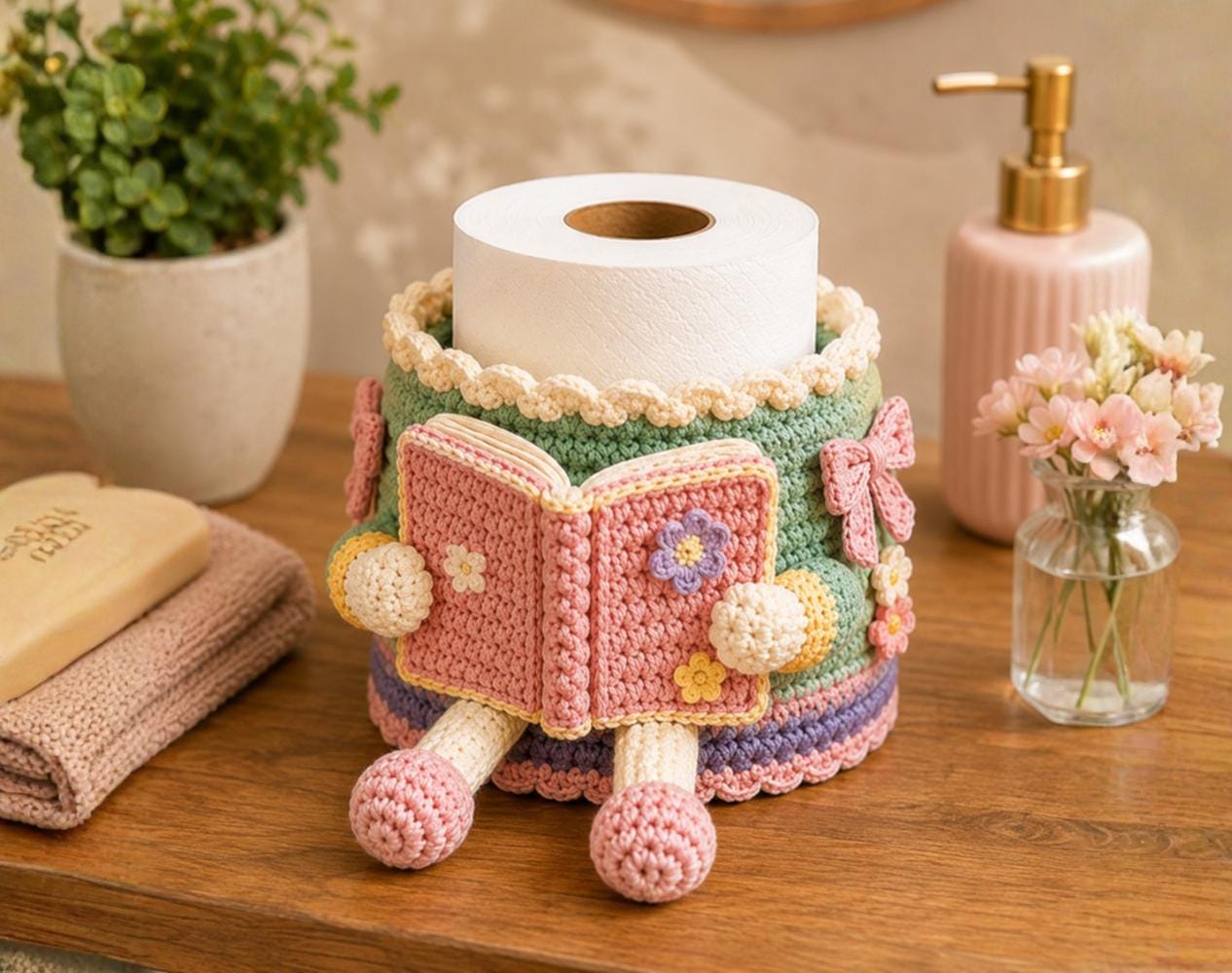 Crochet toilet roll - Etsy 日本
