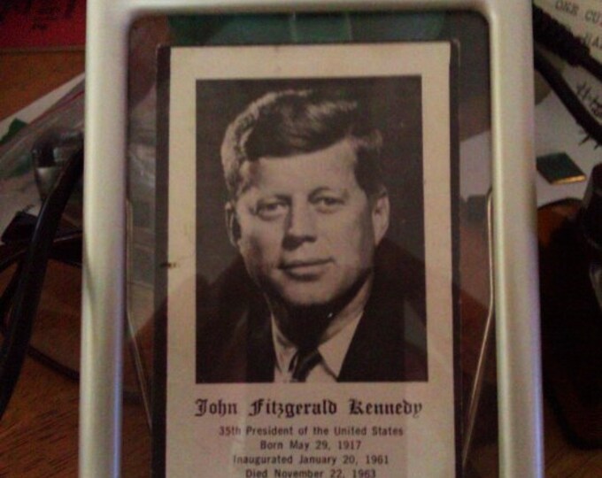 JFK Funeral Card From the Barry Goldwater Estate Etsy