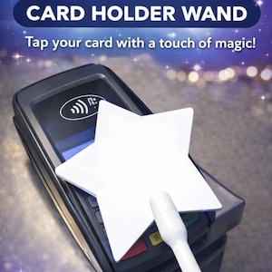 Star Wand Tap-to-Pay Card Holder | Fun Payment Accessory
