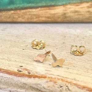 Maui Mini Stud Earrings,14K gf or Sterling made in Maui