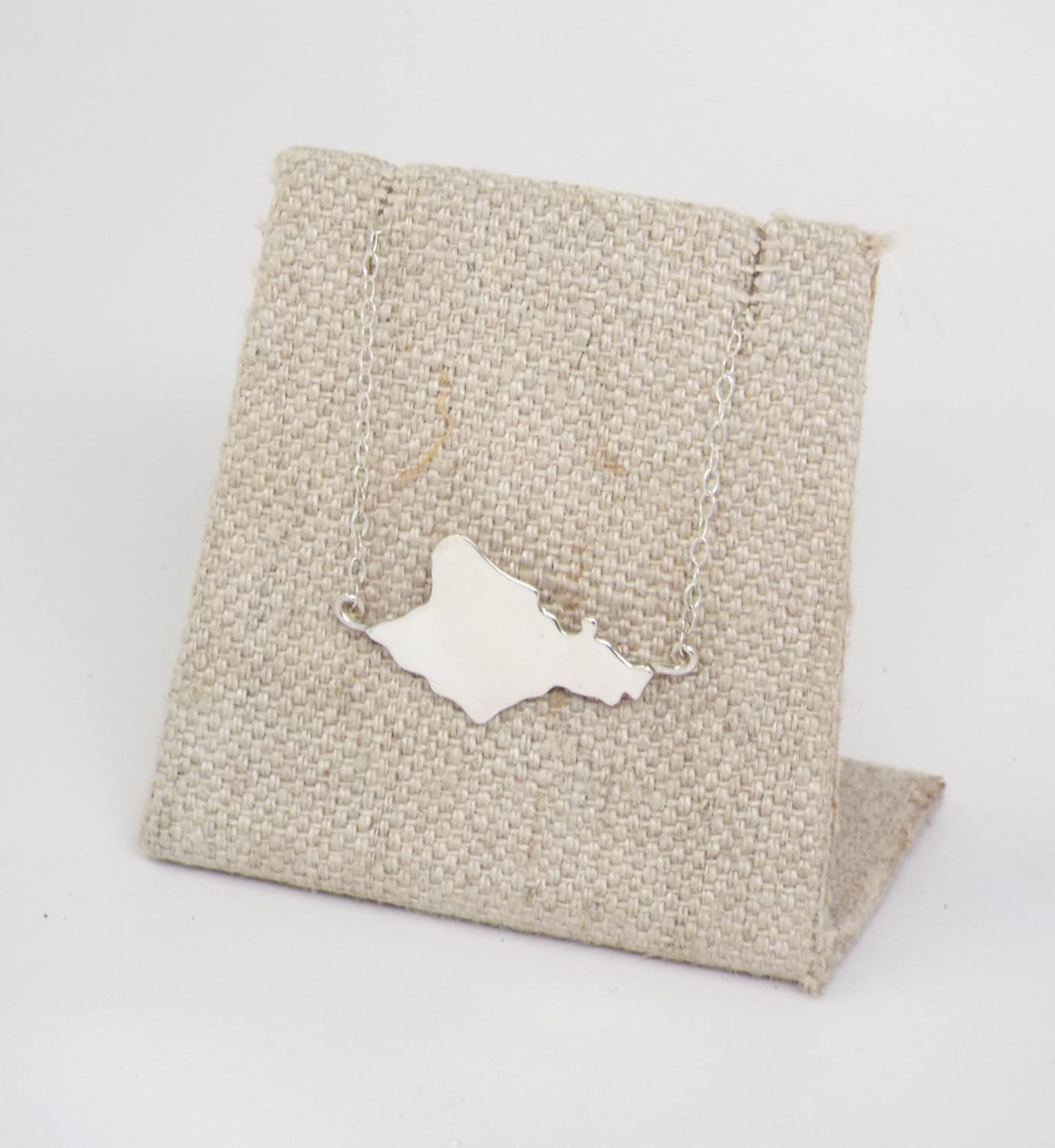 Oahu Necklace Sterling Silver or 14gf the original island Etsy