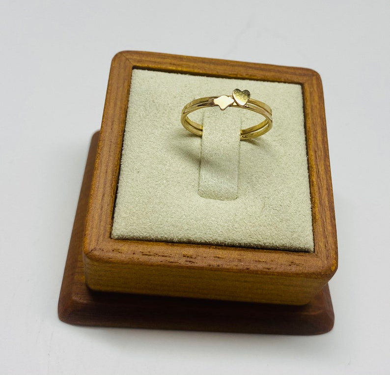 Mini Heart Maui Ring Set 14kgf