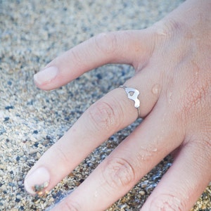 Heart in Maui Island Ring - Made to any size