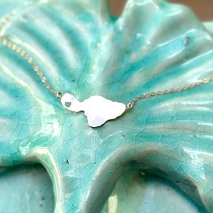 Heart In Lahaina, Maui A Special place in our hearts with this even more meaningful piece in sterling silver or 14Kgf image 3