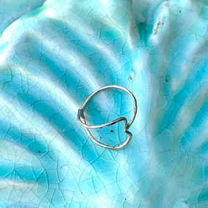 Kauai Outline Ring 14K gf or Sterling Silver Island Ring image 3