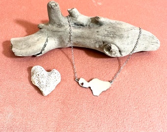 Heart In Lahaina, Maui• A Special place in our hearts with this even more meaningful piece in sterling silver or 14Kgf