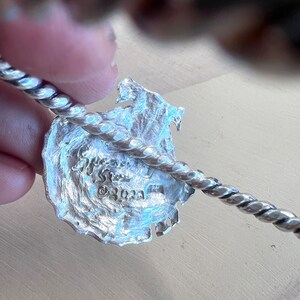 SunriseShell Original Piece Sterling Silver Cuff Bracelet by Sparrow Seas, Hawaii image 8
