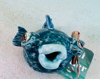 Bubble Baby Maui Puffer Fish Original Sculpture