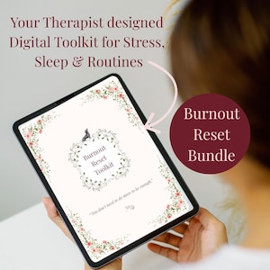 Burnout Reset Toolkit PDF – OT-Informed Digital Planner for Women – Sleep, Sensory & Routines