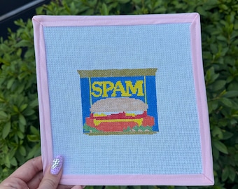 Spam Needlepoint Canvas