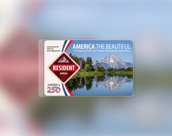 National Parks Pass, America the Beautiful Pass Cover Sleeve