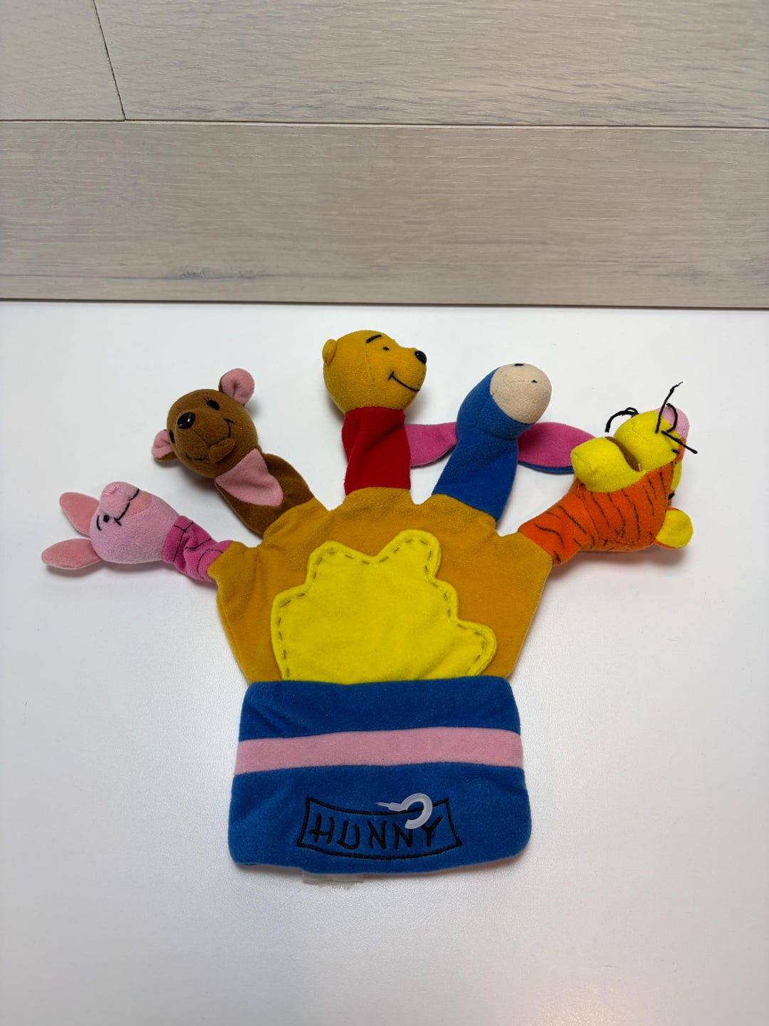 Puppet Roo Vintage Disney Winnie the Pooh Hand Puppet Plush Tigger Roo Piglet ...