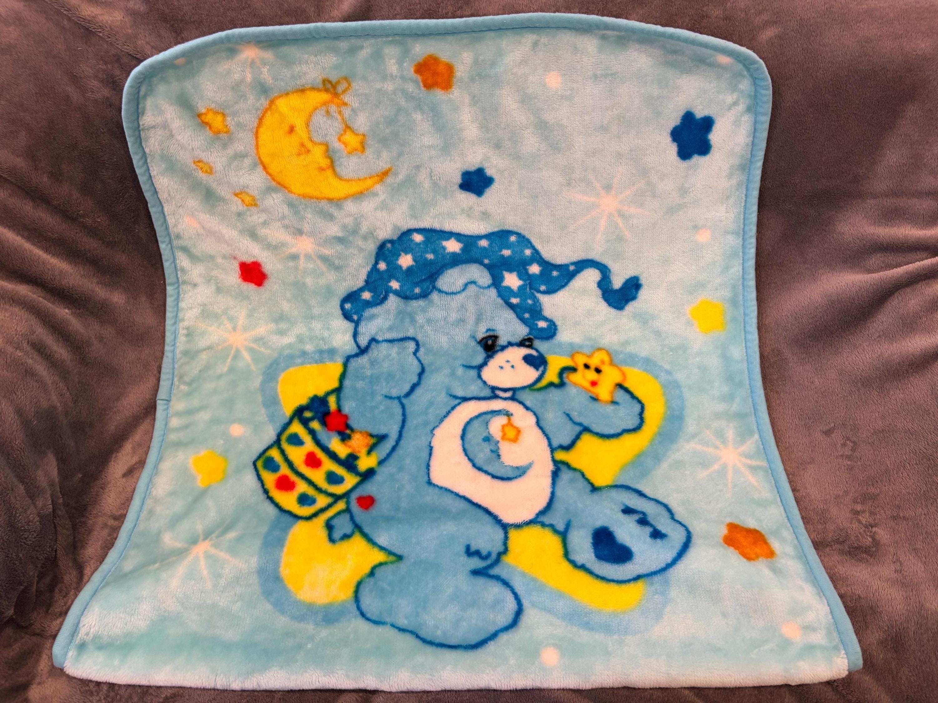 アメリカ購入ケアベア寝袋ヴィンテージUSAお昼寝 Vintage Care Bears Sweet Dreams Bedtime Bear Toddler Baby Blanket