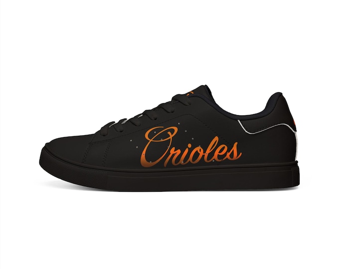 Orioles Script Logo Sneakers | Low-Top Leather Sneakers