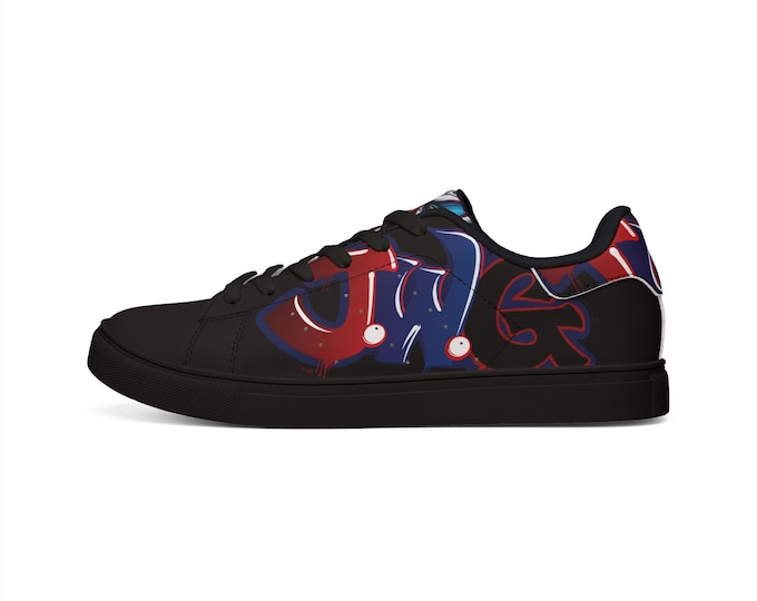 Graffiti JWG Clown | Mens Low-Top Leather Sneakers