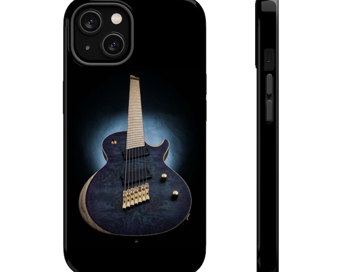 Les Paul Black Electric Guitar phone case | Magnetic Impact-Resistant Case