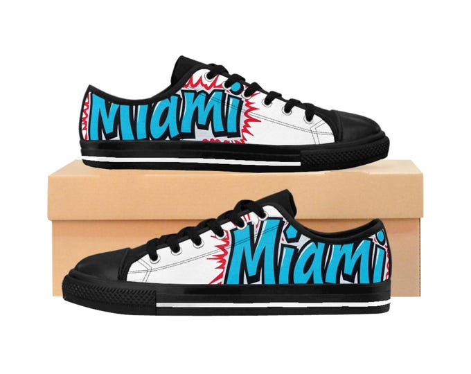 Miami Graffiti Sneakers | Women's Low Top Shoes