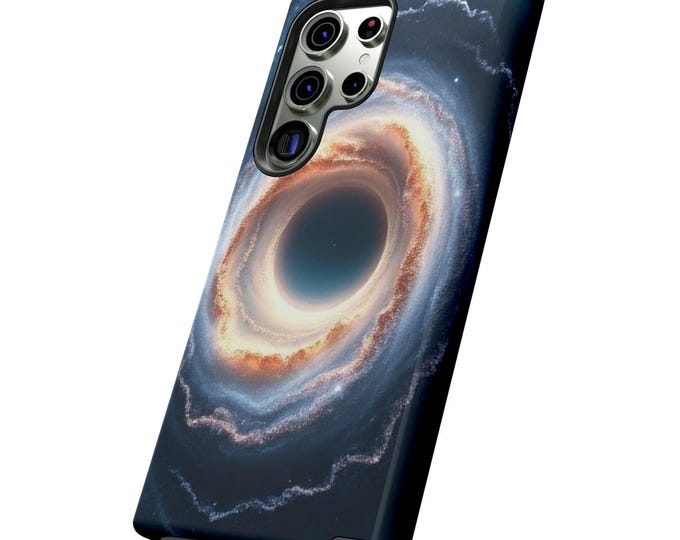 Cosmic Black Hole Galaxy Tough Case | Space Nebula Phone Cover