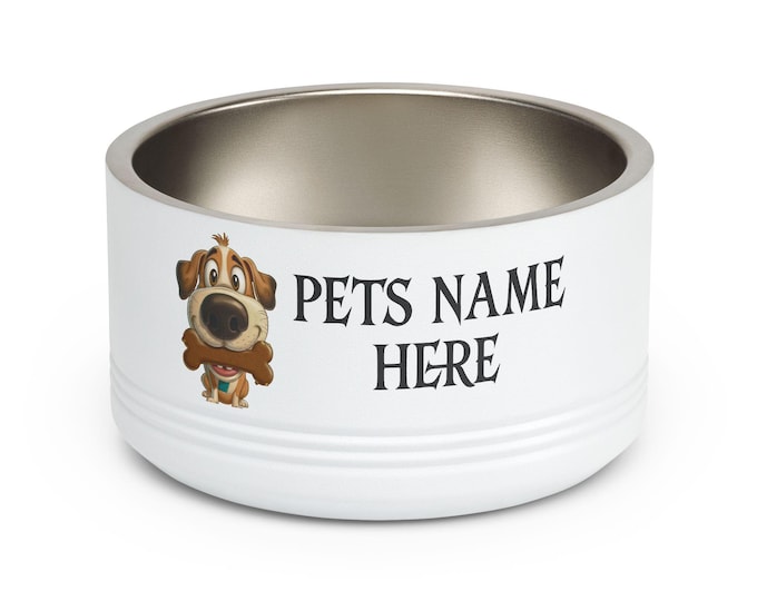 Personalized Pet Bowl | 18oz Stainless Steel Bowl