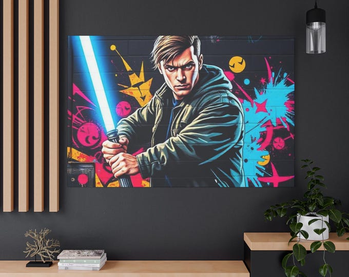 Lightsaber Hero Canvas