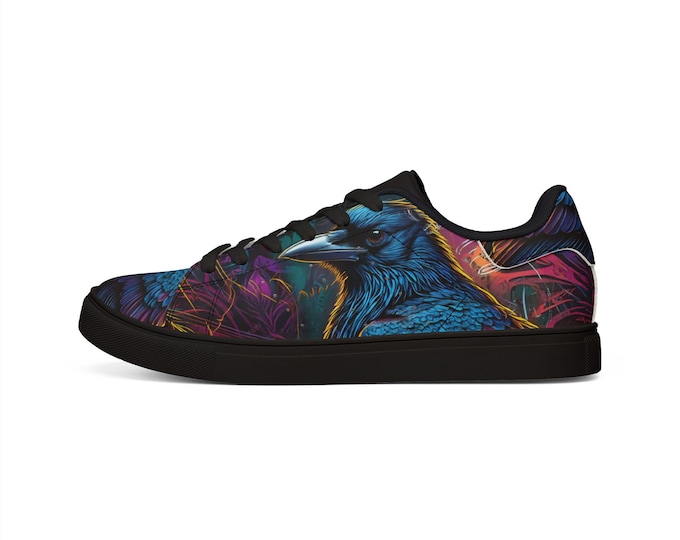 Raven Color Splash Sneakers | Womens Low-Top Leather Sneakers